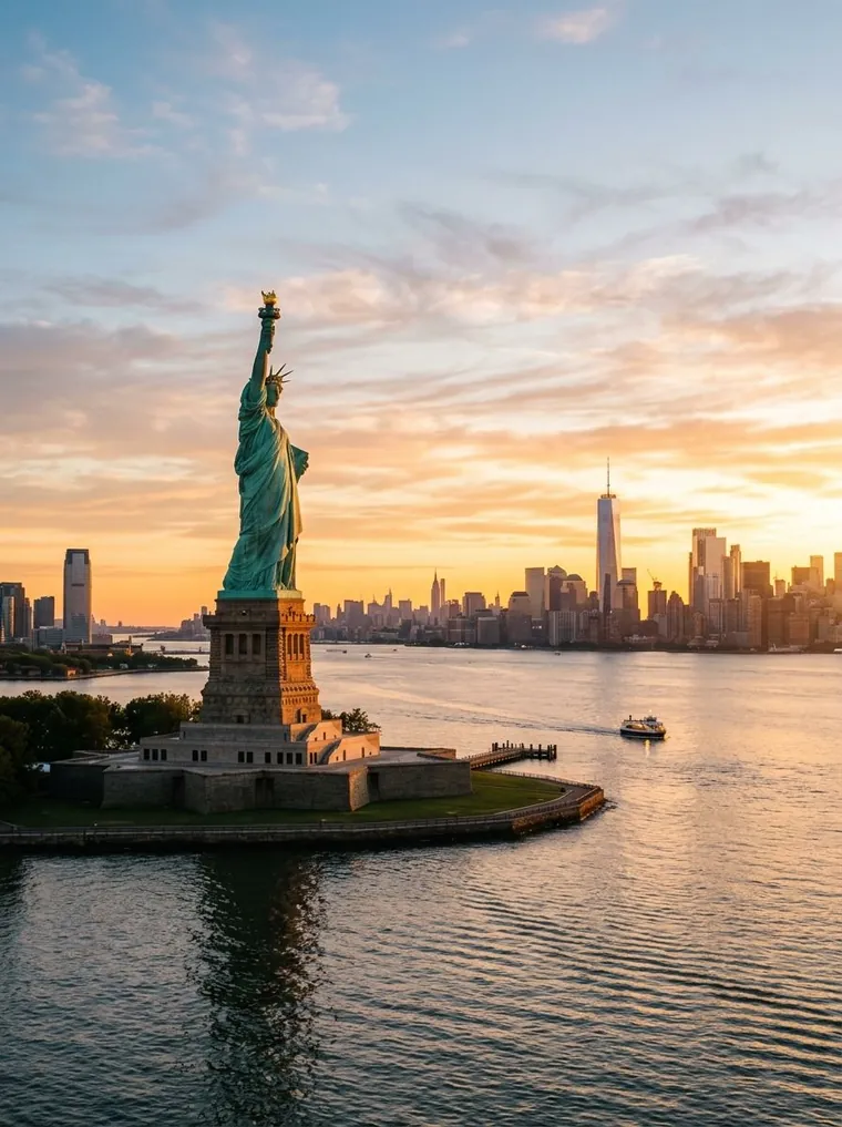 Statue of Liberty symbol of U.S. immigration